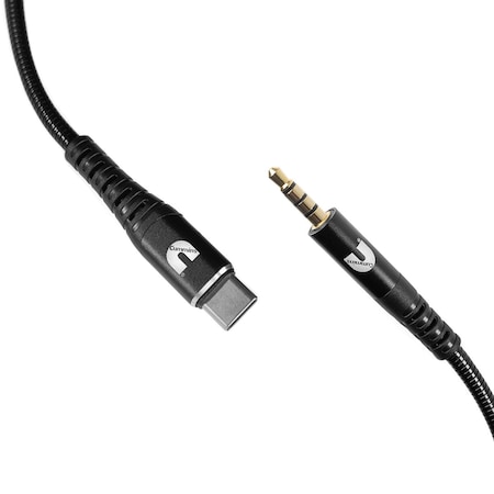 Cummins 4ft Flex Steel USB-C Aux Cable CMN4712